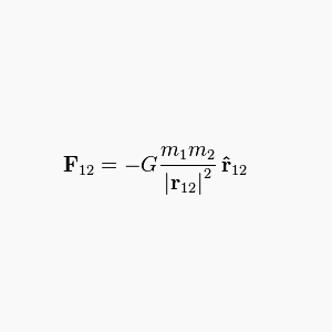 Newton's law of universal gravitation